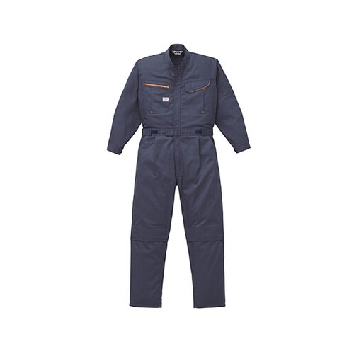 抗菌つなぎ服 ネイビーブルー S 1−1