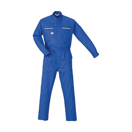 防縮つなぎ服 マリンブルー S 1−25