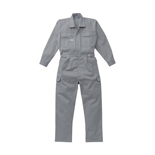 つなぎ服 シルバーグレー 5L 1−23