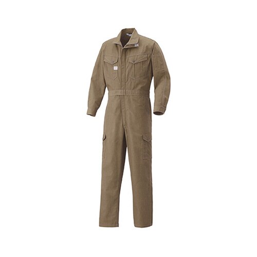 つなぎ服 カーキ 5L 1−6300−K2−5L