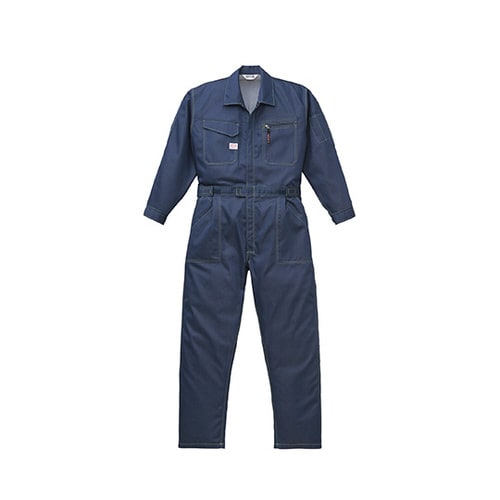 つなぎ服 ネイビーブルー L 1−596