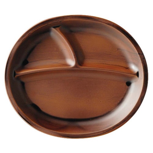 6224150耐熱ヴィラプレート刷毛目