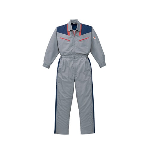 つなぎ服 シルバーグレー M 12−25