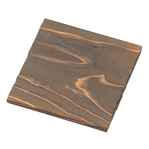 1689900 焼杉鍋敷 角 21cm