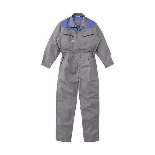 つなぎ服 グレー 3L 1−3500−G1−3L