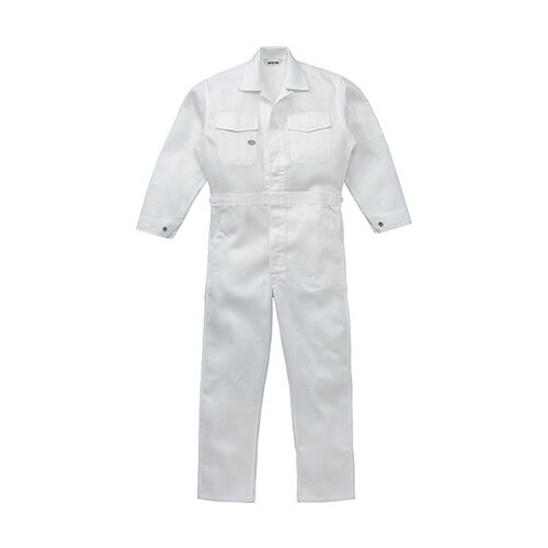 つなぎ服 白 L 1−1600−WH−L