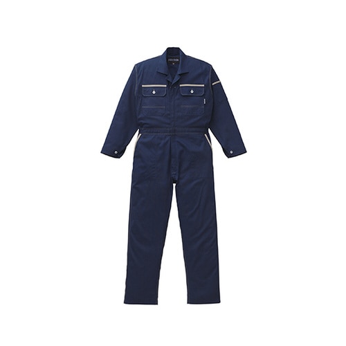 つなぎ服 ネイビーブルー 5L 1−26