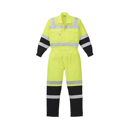反射型つなぎ服 イエロー L 1−762