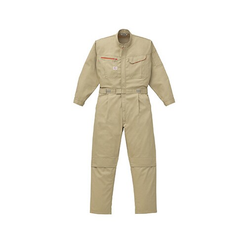 抗菌つなぎ服 カーキ L 1−1290−K2−L