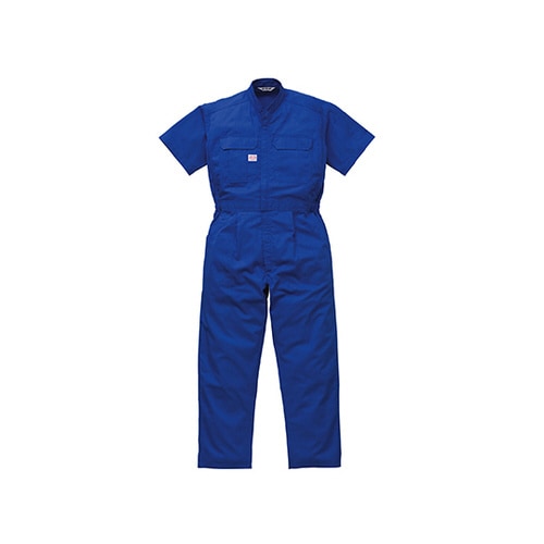 半袖つなぎ服 マリンブルー L 1−36