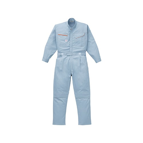 抗菌つなぎ服 ミストブルー 5L 1−1