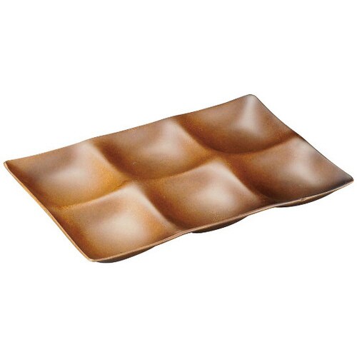 6223440 シックスプレート 茶