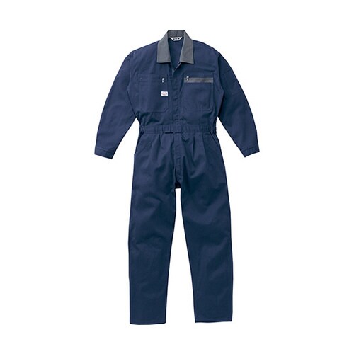つなぎ服 ネイビーブルー LL 1−56