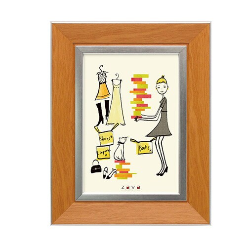 PFC−L−LBR フレーム 薄ブラウン