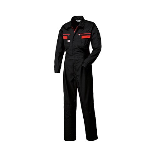 つなぎ服 ブラック 5L 1−1180−BC−5L