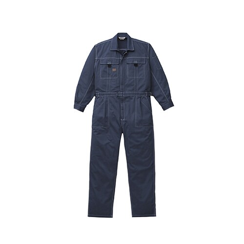 つなぎ服 ネイビーブルー S 1−367