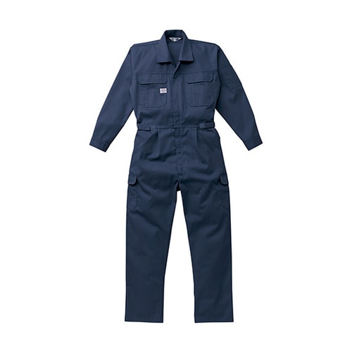 つなぎ服 ネイビーブルー 5L 1−23