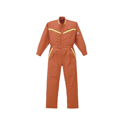 反射型つなぎ服 オレンジ 5L 12−2