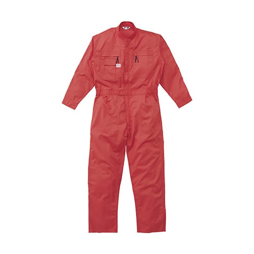 つなぎ服 赤 LL 1−5750−RE−LL