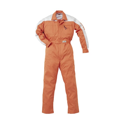 つなぎ服 オレンジ 5L 12−107−OR−5L