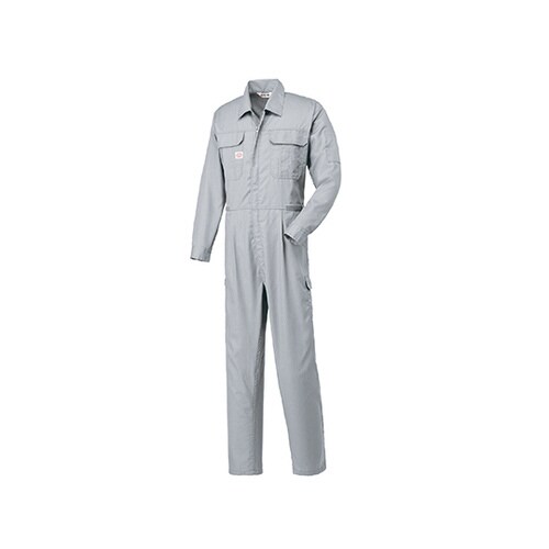 つなぎ服 シルバーグレー L 1−230