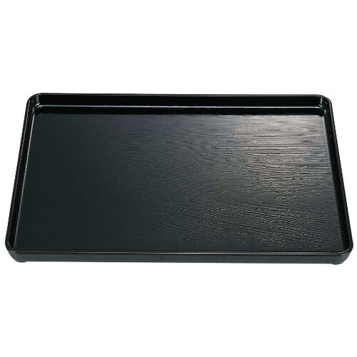 地木目長手盆 新黒たたきNS 尺2 6223340