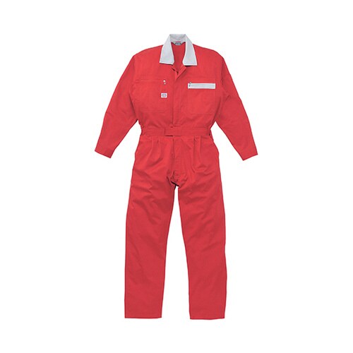 つなぎ服 赤 L 1−5600−RE−L