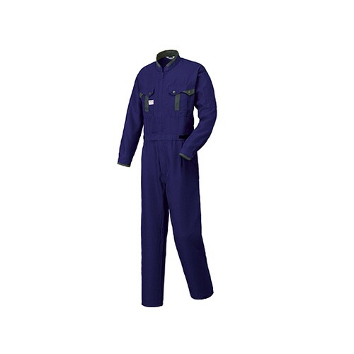 つなぎ服 ネイビーブルー 3L 1−84