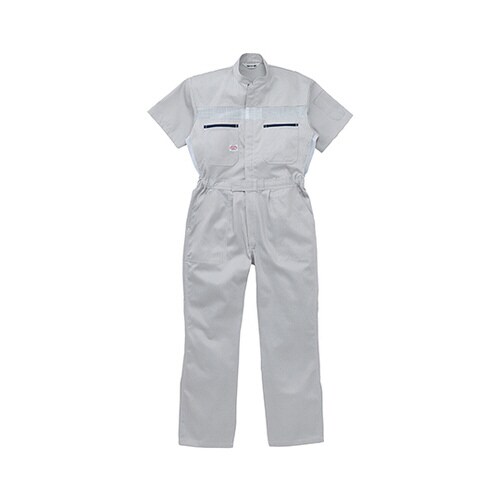 半袖つなぎ服 グレー LL 1−1050