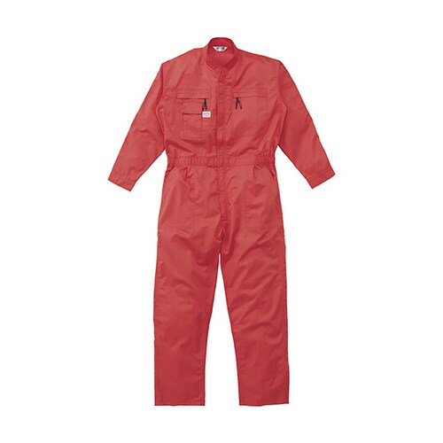 つなぎ服 赤 5L 1−5750−RE−5L