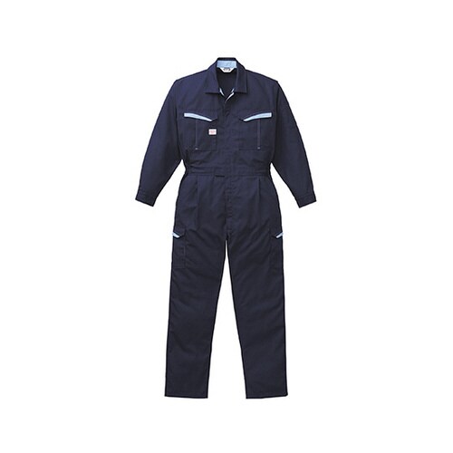 防臭消臭抗菌つなぎ服 ネイビーブルー 5