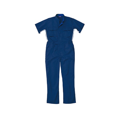 半袖つなぎ服 ネイビーブルー 5L 15