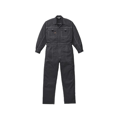 つなぎ服 ブラック 4L 1−3670−BC−4L