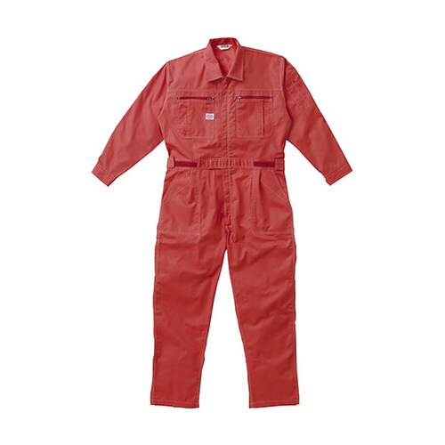 つなぎ服 赤 3L 1−5950−RE−3L