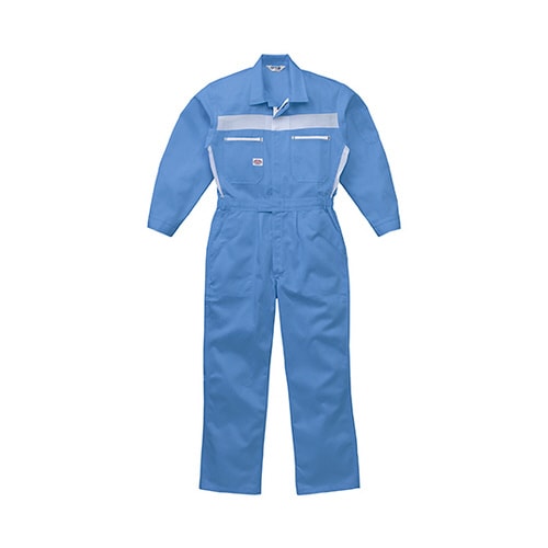 つなぎ服 スカイブルー 4L 1−113