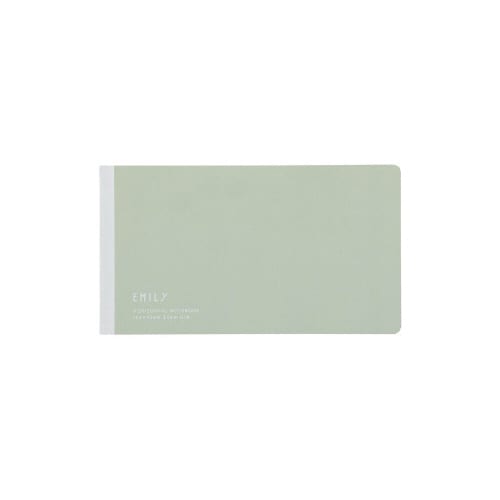 EMILy横長ノ−ト ペールグリーン 5冊