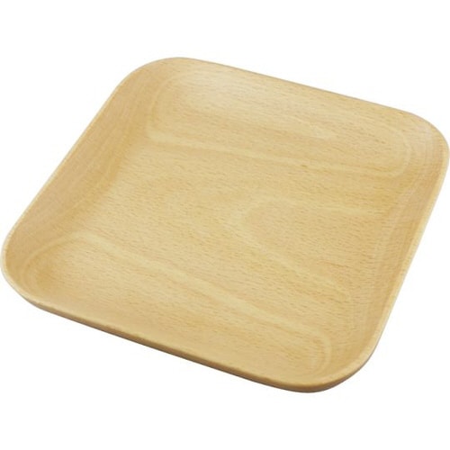 コーヒーソーサー ブナ 角 V−055−1