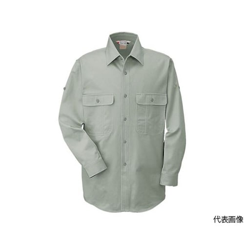 8508−9−LL 長袖シャツ 緑