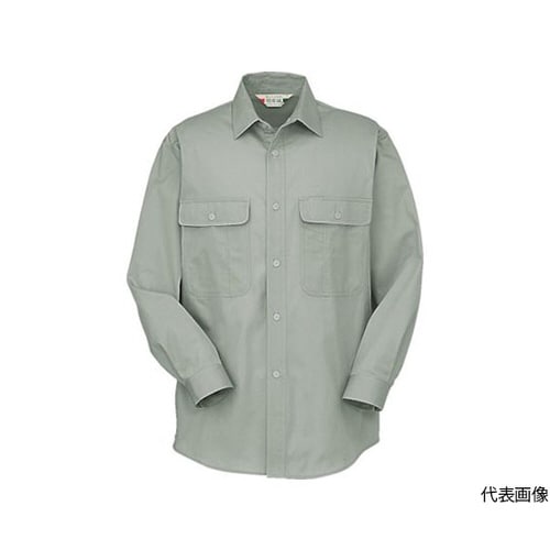 508−9−4L 長袖シャツ 緑