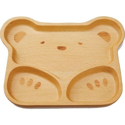 ブナ キッズプレート くま V−113