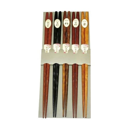 彫刻銘木生活箸 YZ35−K5G