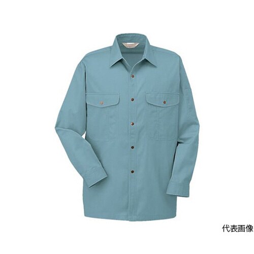 長袖シャツ178 6 Pブルー M 178−6−M