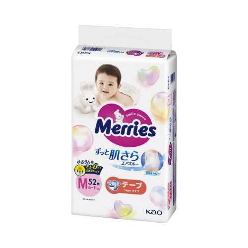 メリーズテープ Mサイズ 52枚