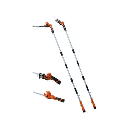 充電ガーデンポールトリマー&ガーデンソー