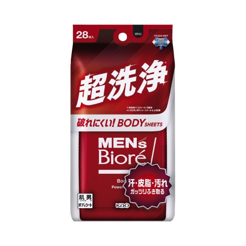 メンズビオレ ボディシート 超洗浄28枚×6