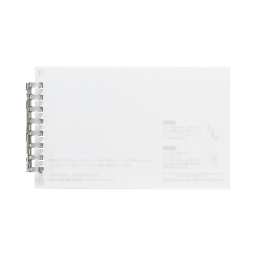 オープンリングノート メモLサイズ クリヤー