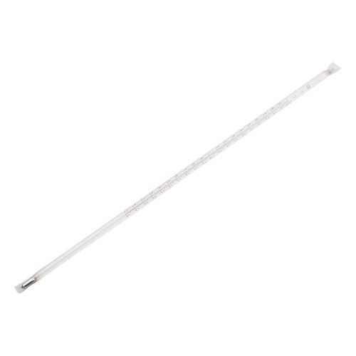 フッ素樹脂被膜温度計 0から200℃ 水銀