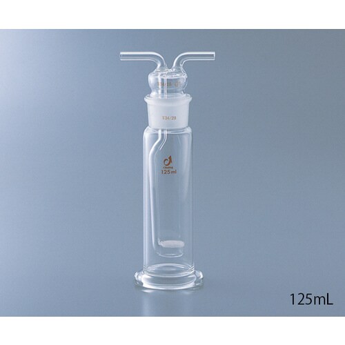 ガス洗浄瓶 板フィルター付き 250mL G−2