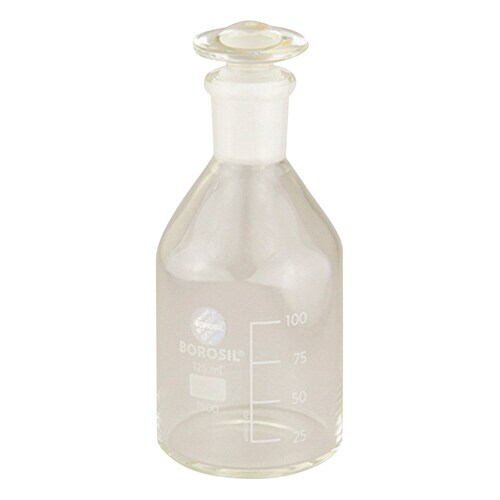 栓付試薬瓶(目盛付き) 125mL