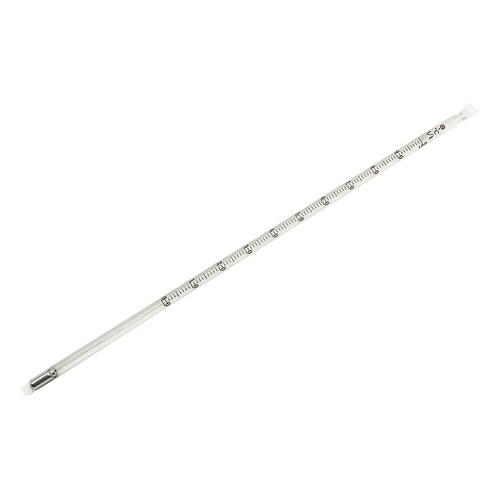 フッ素樹脂被膜温度計 0から100℃ 水銀